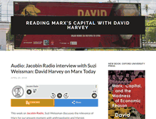 Tablet Screenshot of davidharvey.org